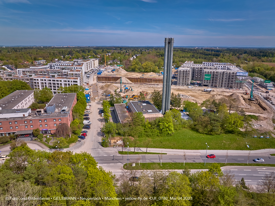 04.05.2023 - Luftbilder vom Alexisqaurtier und Pandion Verde in Neuperlach 04.05.2023 - Luftbilder vom Alexisqaurtier und Pandion Verde in Neuperlach